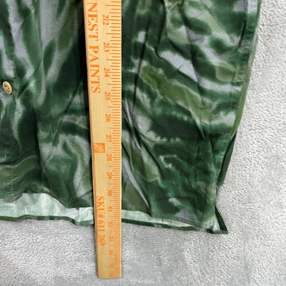 Banana Republic Resort Shirt Large Tall Floral Tropical Travel Camp Button Up